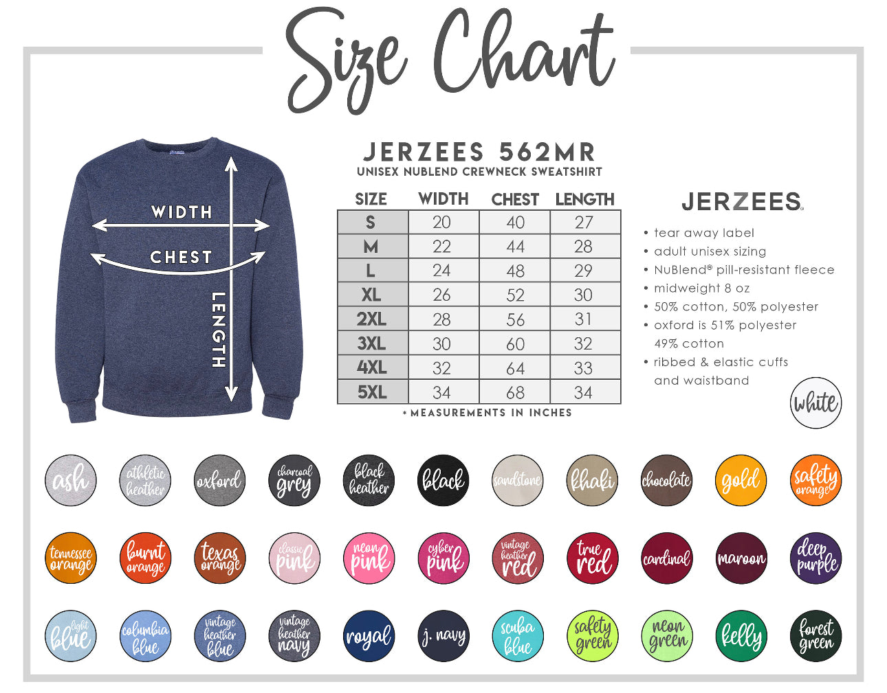 Embroidered Customizable Sweatshirts with names on sleeve