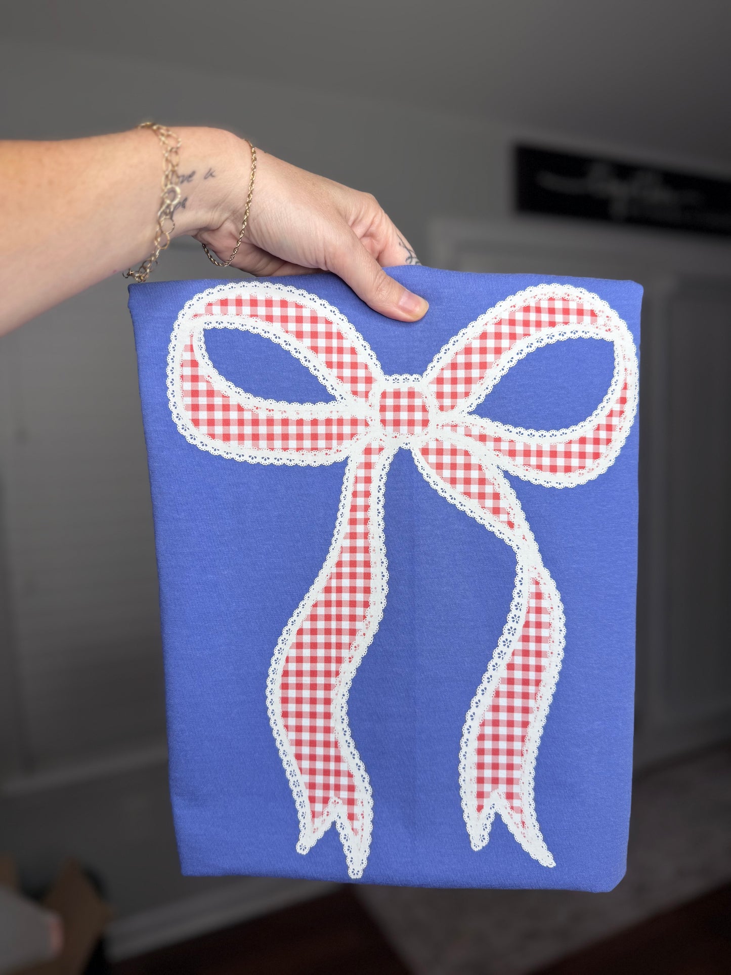 Patriotic Lace bow