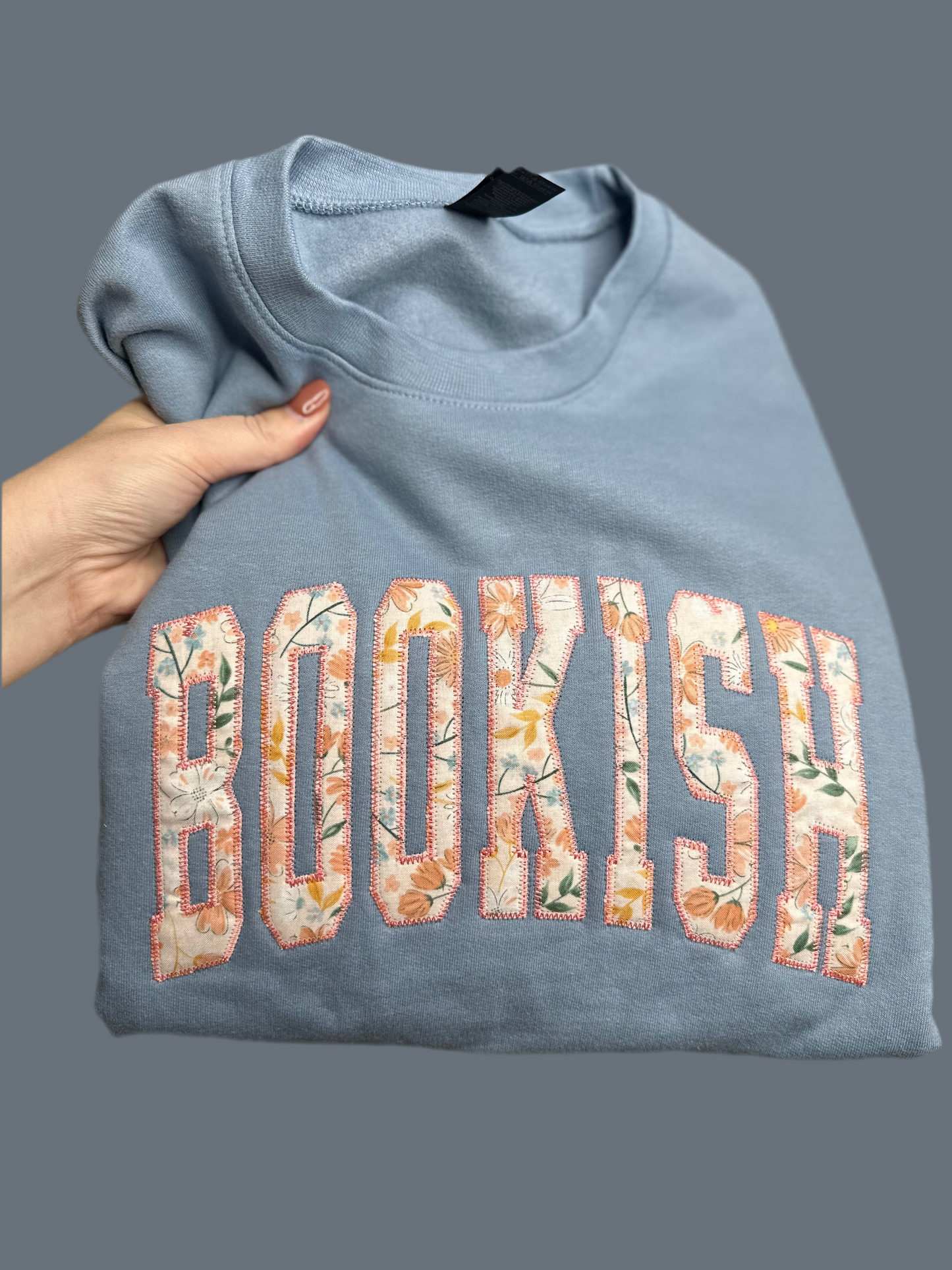 Embroidered Bookish Sweatshirt
