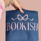 Coquette Bookish Embroidered Sweatshirt