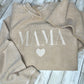 Mama monochrome corded crew