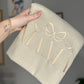 Monochromatic Tan Mama Embroidered Sweatshirt